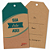 Tag Retangular Chanfrado com furo - Papel Kraft - Impressão frente e verso - Imagem 6