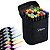 Caneta Marcador Duo C/24 Est Preto Touch - Imagem 1