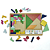 Brinquedo Educativo Tabuleiro 2 em 1 Tetris + Tangram - Imagem 4