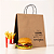 Sacola para Delivery P 26x25x12Cm Com Frase Pronta Fastfood -Alimentos - Imagem 1