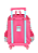 Mochila C/ Carrinho Capivara IC42112UP Pink Luxcel - Imagem 3