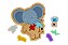 Brinquedo Educativo Infantil Quebra Cabeça Elefante Madeira Mdf Madeira Com Imã - Imagem 2
