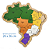 Mapa Do Brasil Educativo Em Mdf Encaixe Regiões E Estados Pequeno - Imagem 3