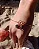 Bracelete Vicky em cobre com Pirita e Granada - Imagem 4