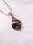 Colar com pedra natural Obsidiana Negra Prateada - Imagem 7