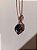 Colar com pedra natural Obsidiana Negra Prateada - Imagem 8