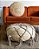 Puff em Palha de Carnaúba  com Macrame Dual Color | 60 cm - Imagem 1