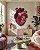 Painel de Parede Decorativo Pulse Heart | Fiber Art 65cm x 90cm - Imagem 2