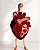 Painel de Parede Decorativo Pulse Heart | Fiber Art 65cm x 90cm - Imagem 1