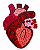 Painel de Parede Decorativo Pulse Heart | Fiber Art 20cm x 30cm - Imagem 1