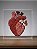 Painel Pulse Heart Fiber Art em Moldura Acrílica | 35cm x 35cm - Imagem 4