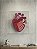 Painel Pulse Heart Fiber Art em Moldura Acrílica | 35cm x 35cm - Imagem 3