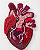 Painel de Parede Decorativo Heart Beating | Fiber Art 30cm x 40cm - Imagem 1