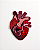 Painel de Parede Decorativo Heart Beating | Fiber Art 30cm x 40cm - Imagem 3