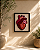 Painel Pulse Heart Fiber Art em Moldura Preta com Vidro | 32cm x 42cm - Imagem 2