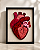 Painel Pulse Heart Fiber Art em Moldura Preta com Vidro | 32cm x 42cm - Imagem 1