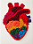 Painel de Parede Decorativo Love is Love Heart | Fiber Art 20cm x 30cm - Imagem 2