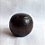 PONTEIRA BOLA P/ VARÃO DE MADEIRA 21MM IMBUIA - Imagem 2