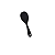 Colher de Servir com Cabo Maciço 22,5cm em Silicone Preto - UnyHome - Imagem 3