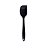 Espátula Silicone Diagonal 27cm Maciça Preta Resistente Calor Antiaderente Cozinha UnyHome - Imagem 2