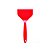 Jogo 2 Peça, Espátulas Raspador Larga Silicone Cabo Maciço 25,8  Vermelho cm UNYHOME - Imagem 2