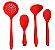 Kit Colher,Escumadeira,Concha Colher em Silicone UnyHome. - Imagem 1