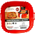 Jogo com 2 Forros para Air Fryer 4L Quadrada Silicone Vermelho - UnyHome - Imagem 2