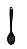 Conjunto 3 Peças - Colher Multiuso de Silicone Inteiriço 27 cm Preto UnyHome. - Imagem 3