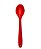 Jogo de 4 Peças - Colher de Arroz 22,5cm e 27cm, Espátula 27cm e Pinçel 21cm em Silicone Vermelho - UNYHOME - Imagem 3