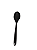 Jogo de 3 Peças - Colher de Arroz 22,5 cm e 27 cm e Pinça Pegador Multiuso 29 cm em Silicone Preto - UNYHOME - Imagem 2