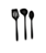 Conjunto de Utensílios de Cozinha em Silicone Preto - 3 Peças - UnyHome - Imagem 1