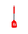 Kit 4 Utensílios de Cozinha Silicone com Cabo Inox - Luxo Vermelho UnyHome. - Imagem 4