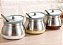 Açucareiro de Vidro Revestido em Aço Inox com Colher UNYHOME. Medidas.: 9 x 8,5 cm  Peso: 0,300 gr  Capacidade : 230 ml - Imagem 10