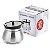 Açucareiro de Vidro Revestido em Aço Inox com Colher UNYHOME. Medidas.: 9 x 8,5 cm  Peso: 0,300 gr  Capacidade : 230 ml - Imagem 3