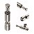 Moedor Manual de Sal ou Pimenta Inox e Vidro 15.5cm UnyHome. - Imagem 4