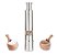 Moedor Manual de Sal ou Pimenta Inox e Vidro 15.5cm UnyHome. - Imagem 2