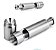 Moedor Manual de Sal ou Pimenta Inox e Vidro 15.5cm UnyHome. - Imagem 5