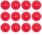 Formas para Mini Pudim com 12 Peças em Silicone  Vermelho Livre de BPA UnyHome. - Imagem 1
