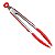 Pinça Pegador Multiuso Pegador de 29,5cm em Silicone Vermelho UnyHome - Imagem 1