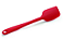 Espátula Diagonal Cabo Macilo Pão Duro  27cm em Silicone Vermelho UnyHome. - Imagem 5