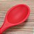 Colher em Silicone Inteiriça 27cm  em Silicone Vermelho Livre de BPA UnyHome. - Imagem 2