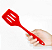 Espátula Vazada de Silicone Maciço Vermelho 30cm UNY HOME. - Imagem 6