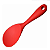 Colher de Servir Cabo Maciço de 22,5cm em Silicone Vermelho Livre de BPA UnyHome - Imagem 4