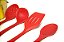 Kit 4 Peças Silicone - Inteiriço - Vermelho - Imagem 4