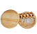 Jogo de 5 Utensílios para Queijo + Suporte em Tabua de Bambu. - Imagem 6