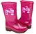 Botas Barbie Galocha Rosa/rosa - Imagem 1