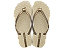 Chinelo Ipanema Bege/ouro - Imagem 3