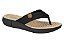 Chinelo Modare Preto/camel - Imagem 1