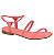 Chinelo Beira Rio Coral Elegance - Imagem 1