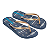 Chinelo Ipanema Bege/azul/dourado - Imagem 1